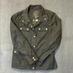 J. Crew Waxed‎ Cotton Women’s Field Jacket Size XS